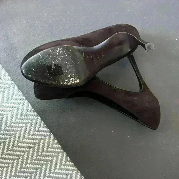 YSL brown suede platform pumps size 39.5 very good condition comes dust bag . - Picture 3 of 6